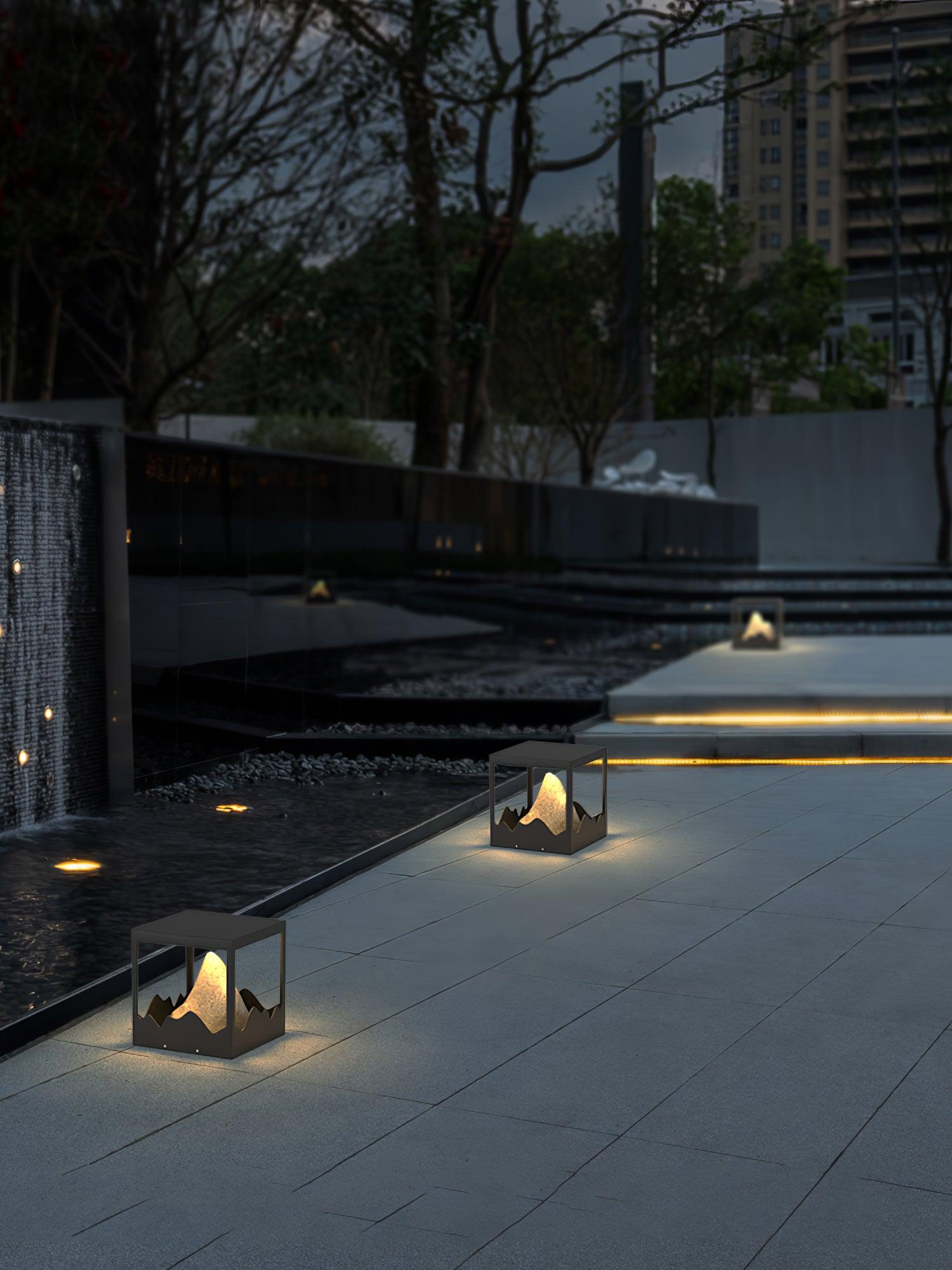 Summit Rustic Resin Outdoor Light-Neutral Decor