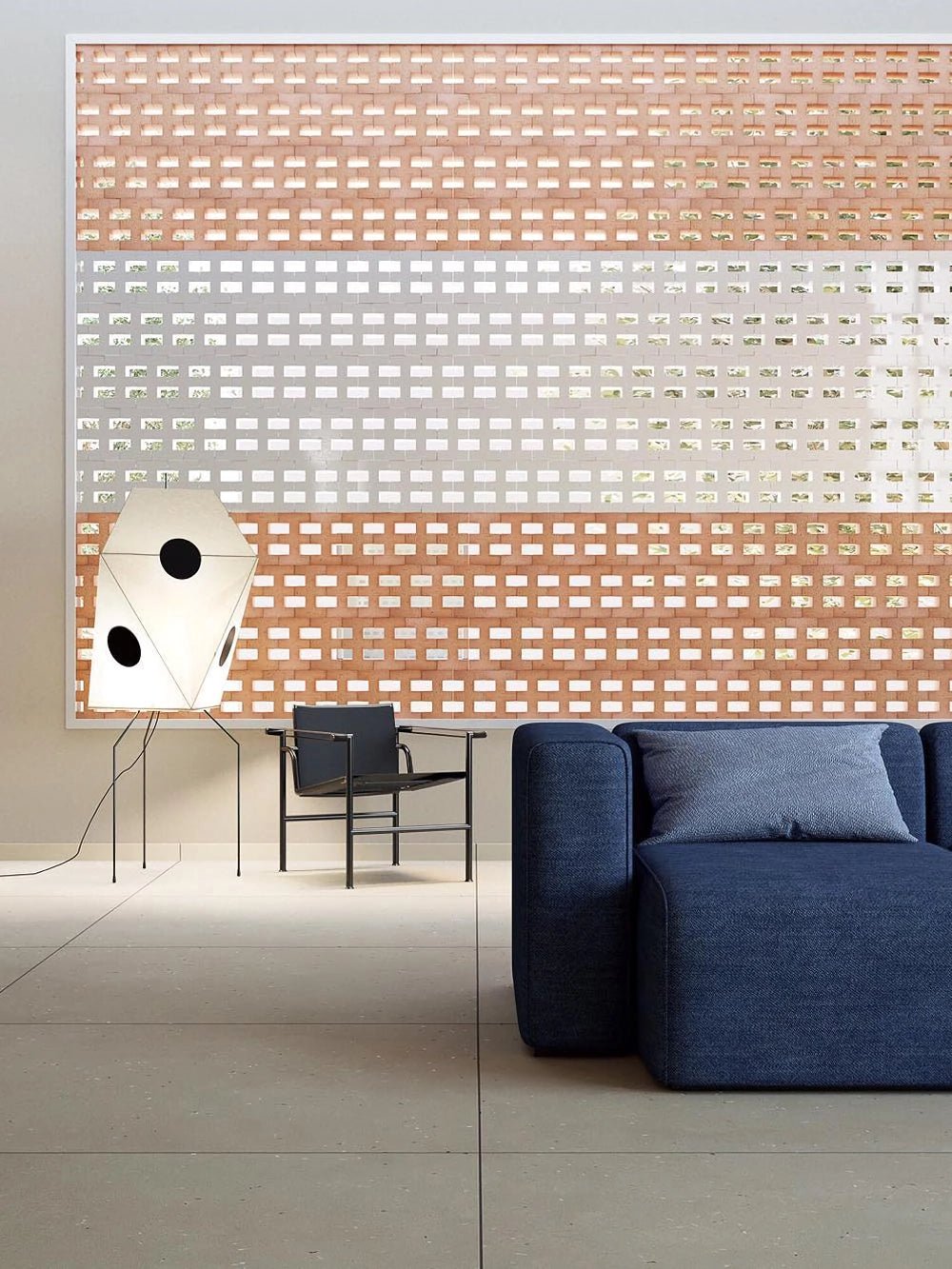 Sath Artistic Fabric Floor Lamp-Neutral Decor