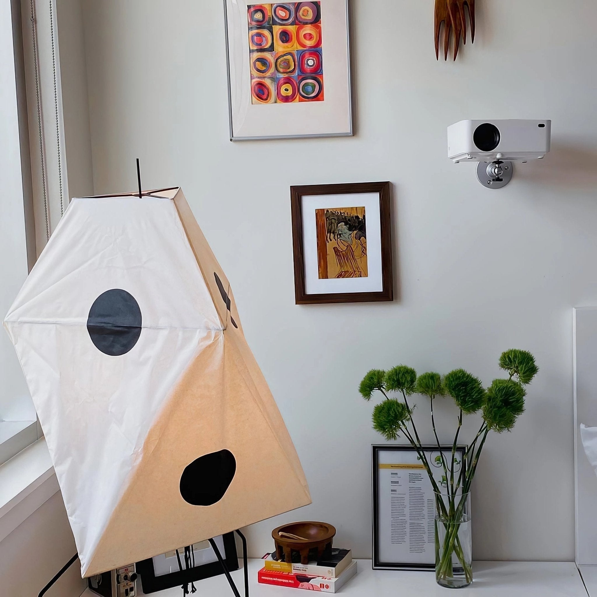 Sath Artistic Fabric Floor Lamp-Neutral Decor