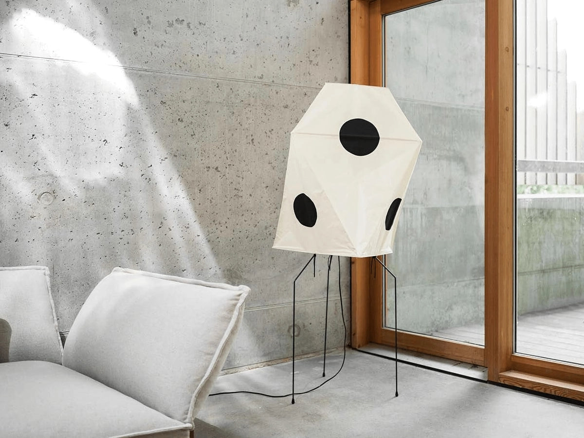 Sath Artistic Fabric Floor Lamp-Neutral Decor