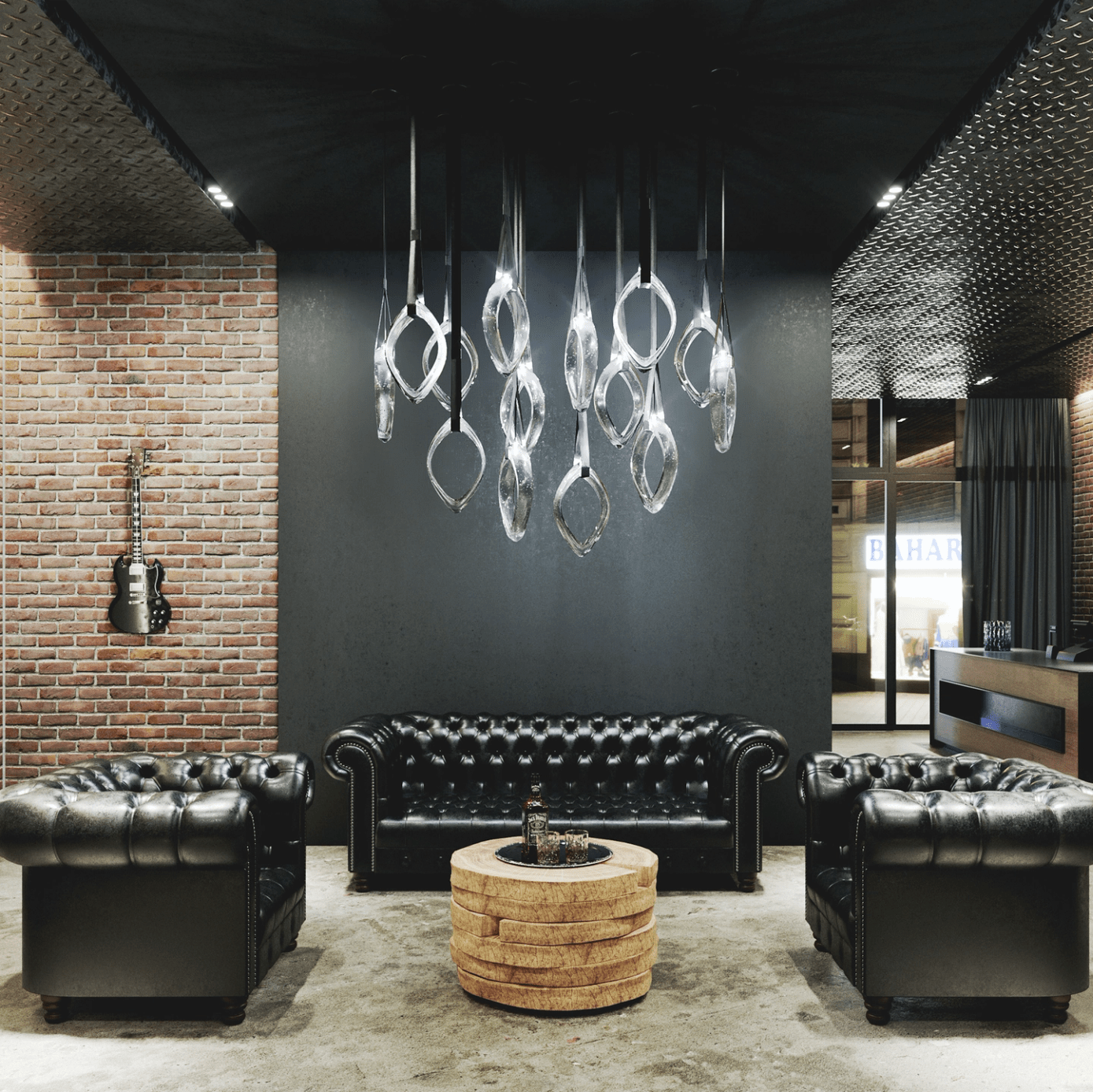 Ivvyne Modern Glass Chandelier-Neutral Decor