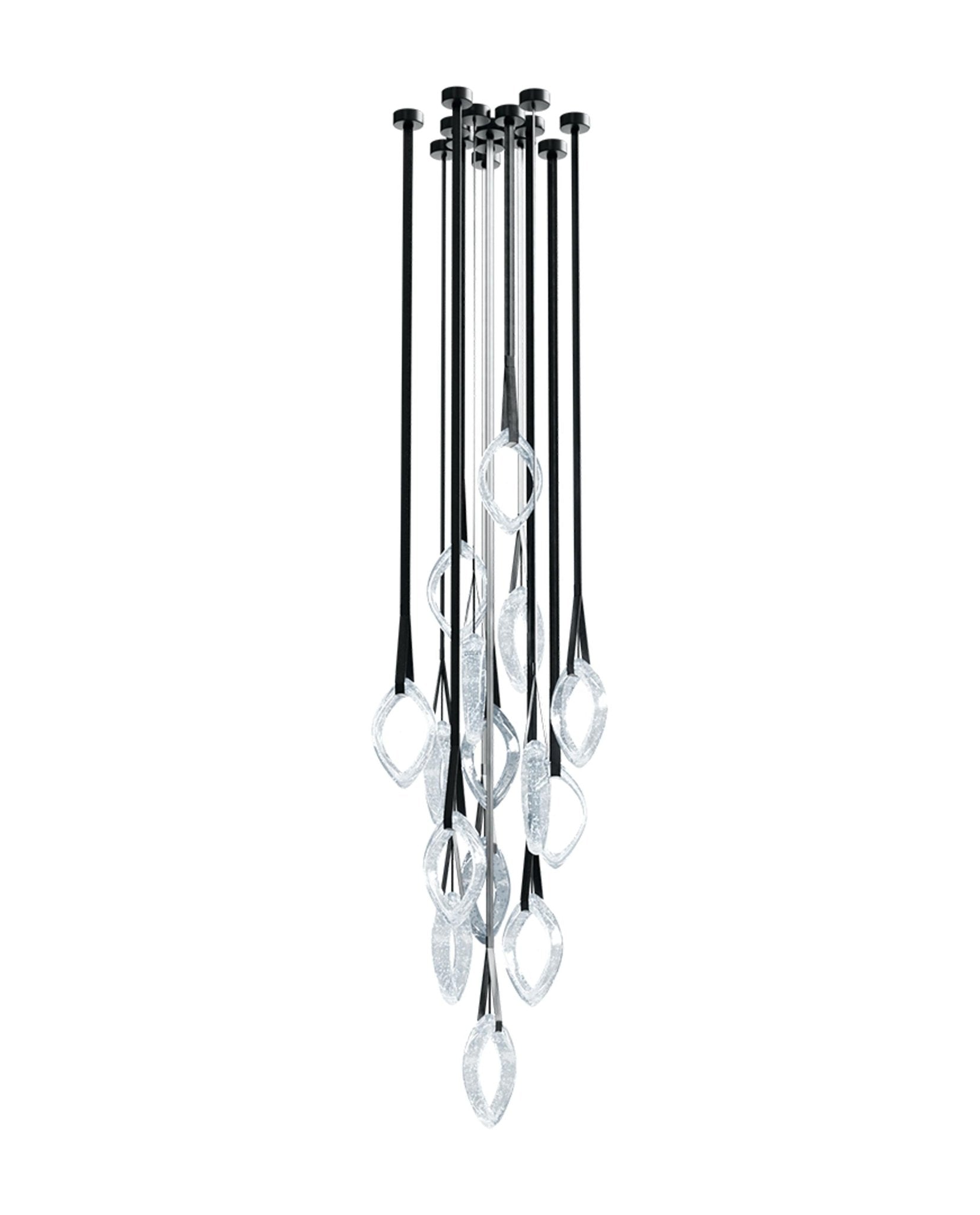 Ivvyne Modern Glass Chandelier-Neutral Decor