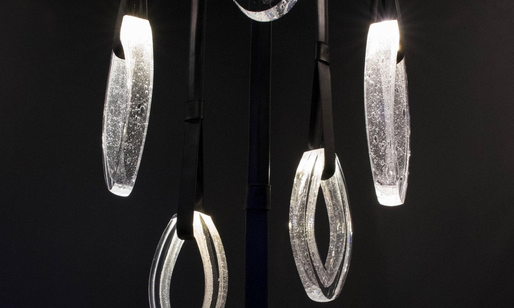 Ivvyne Modern Glass Chandelier-Neutral Decor