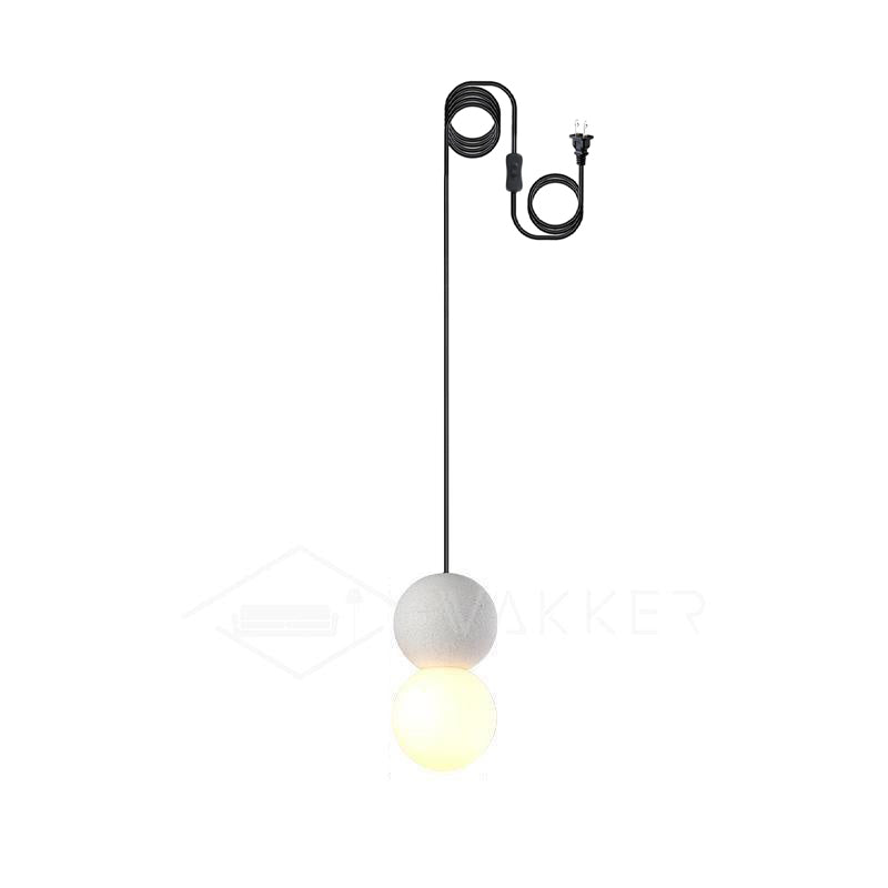 Gemma Modern Cement Pendant Light-Neutral Decor