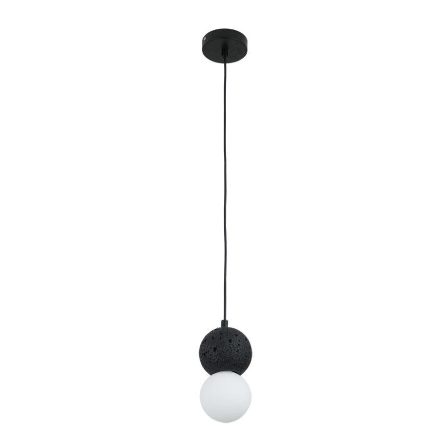 Joss Cement Minimalist Pendant Lamp-Neutral Decor