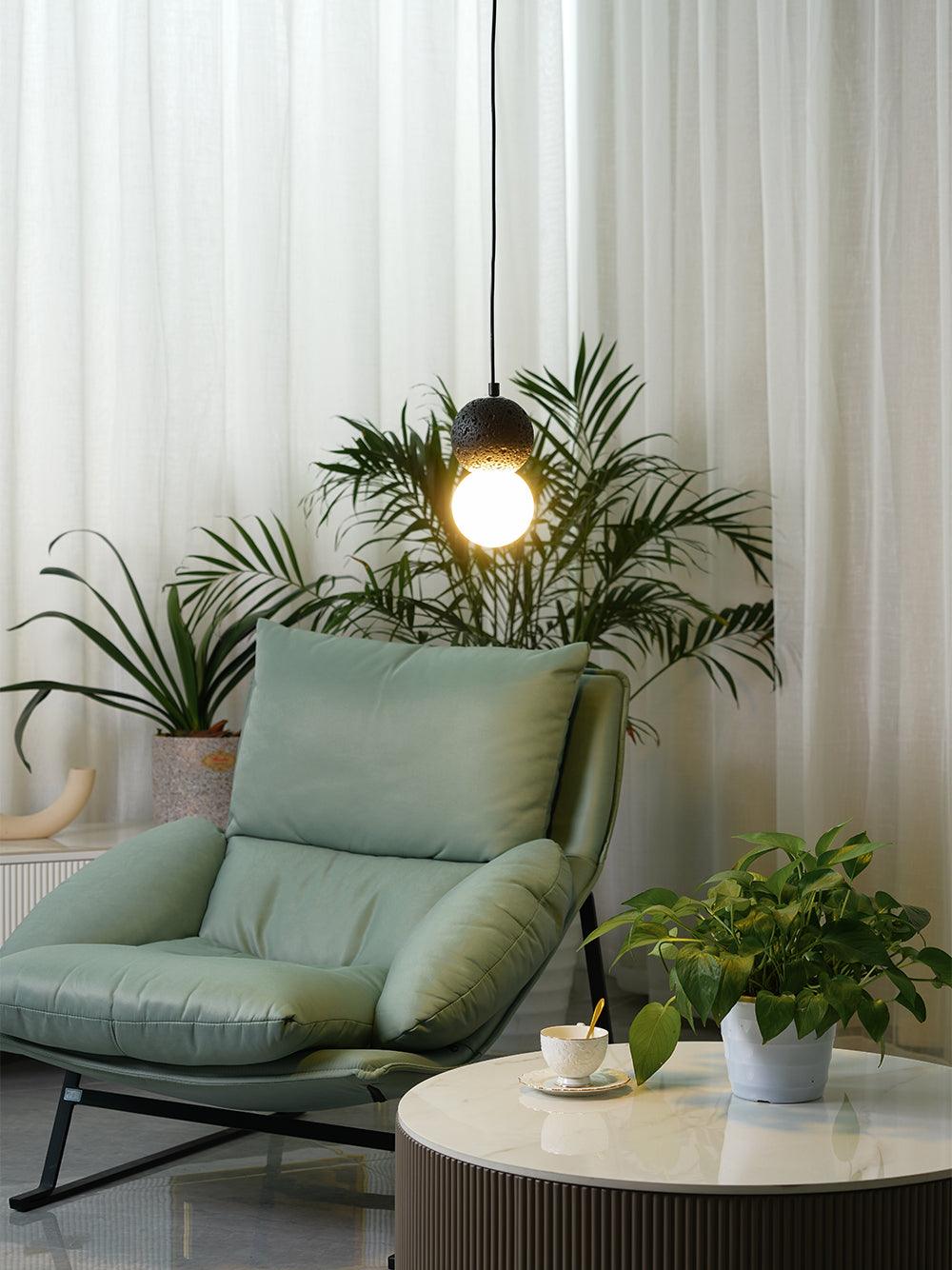 Gemma Modern Cement Pendant Light-Neutral Decor