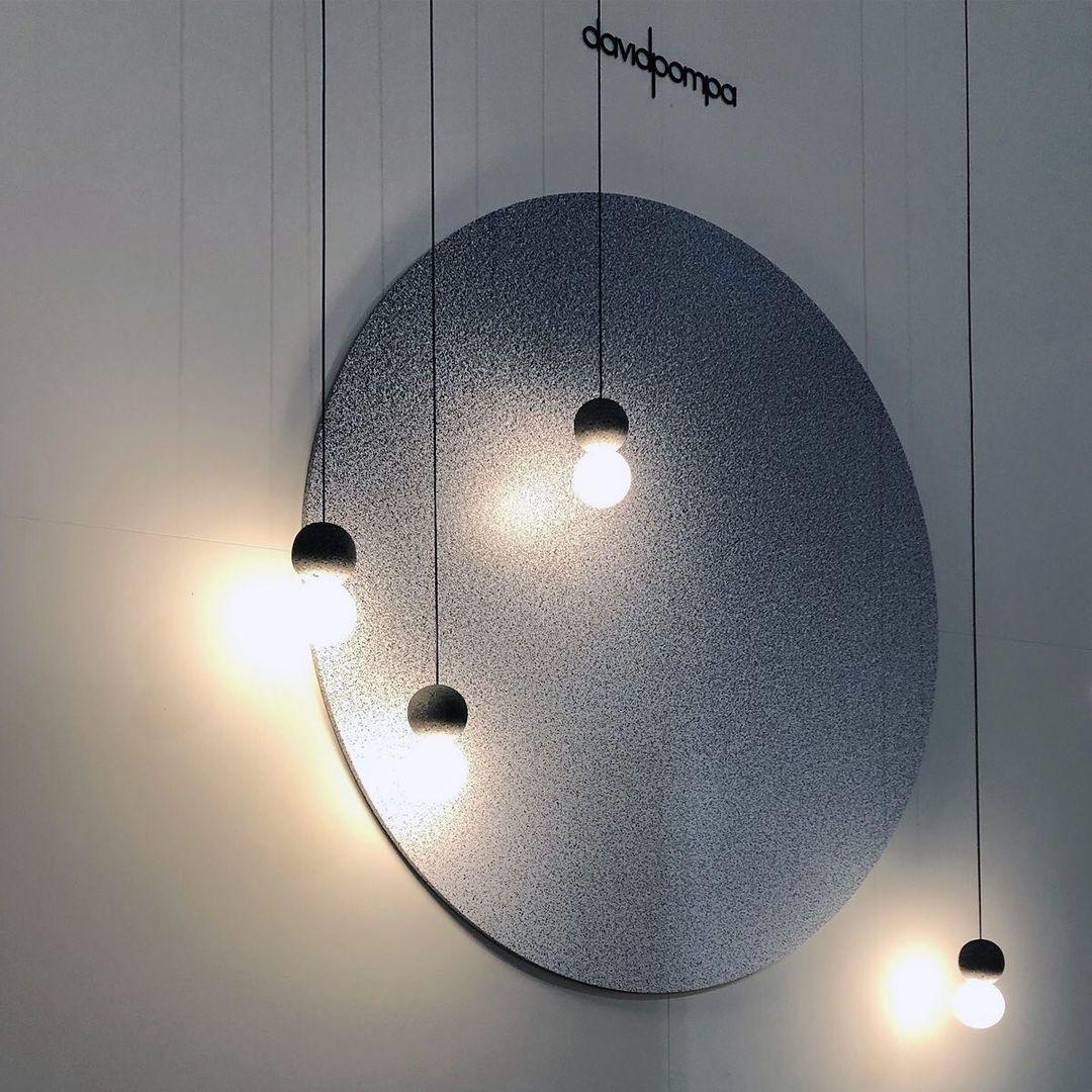 Joss Cement Minimalist Pendant Lamp-Neutral Decor