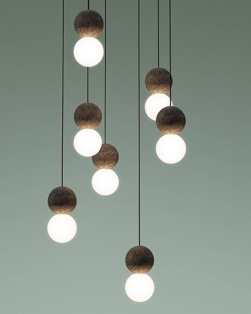 Gemma Modern Cement Pendant Light-Neutral Decor