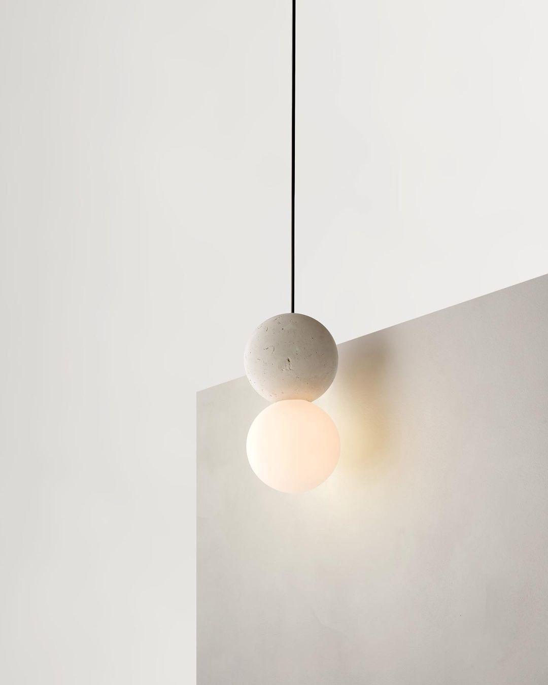 Gemma Modern Cement Pendant Light-Neutral Decor
