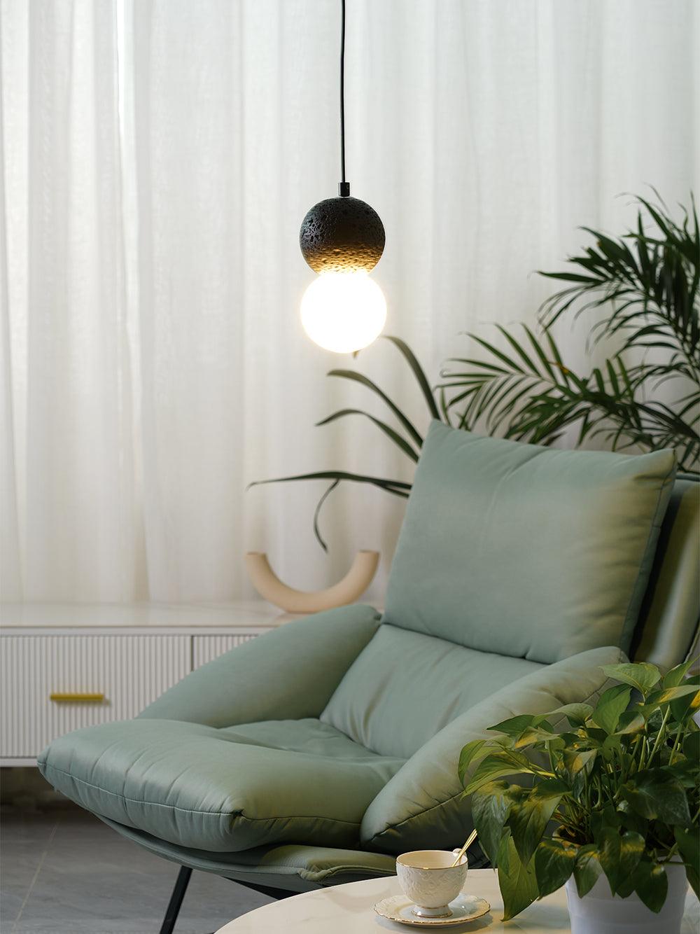 Gemma Modern Cement Pendant Light-Neutral Decor