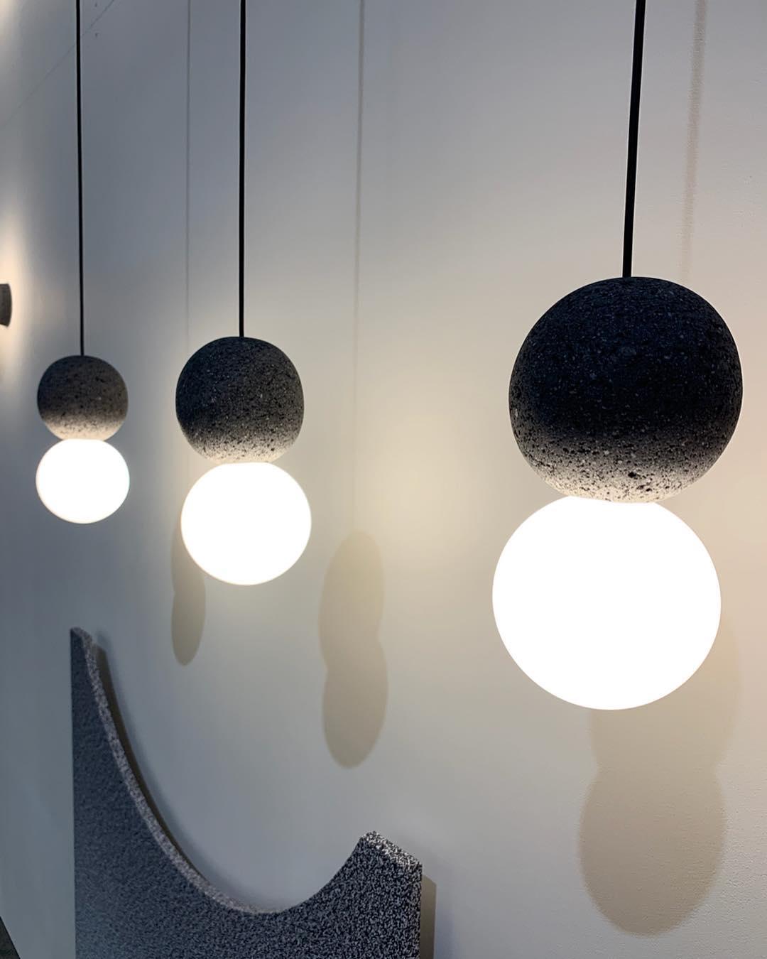 Joss Cement Minimalist Pendant Lamp-Neutral Decor