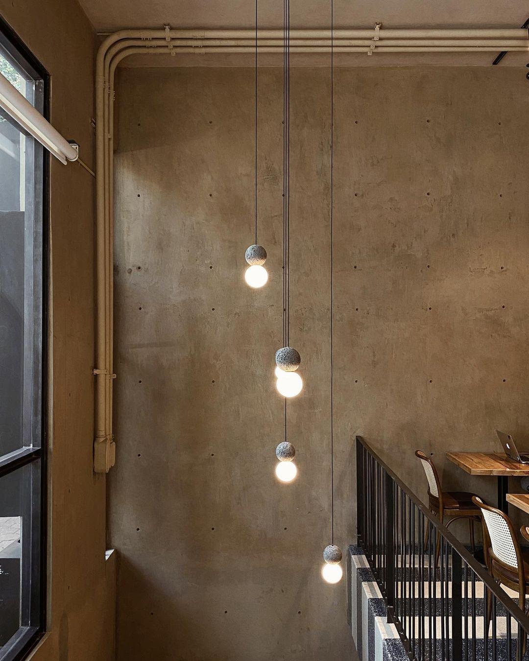Gemma Modern Cement Pendant Light-Neutral Decor
