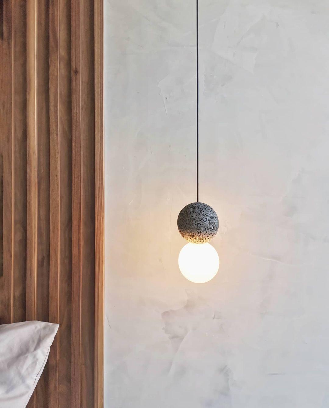 Gemma Modern Cement Pendant Light-Neutral Decor