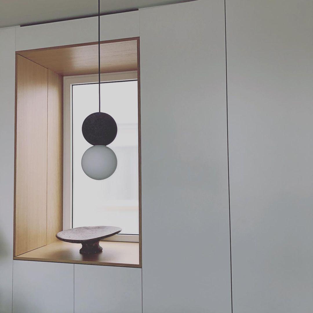 Gemma Modern Cement Pendant Light-Neutral Decor