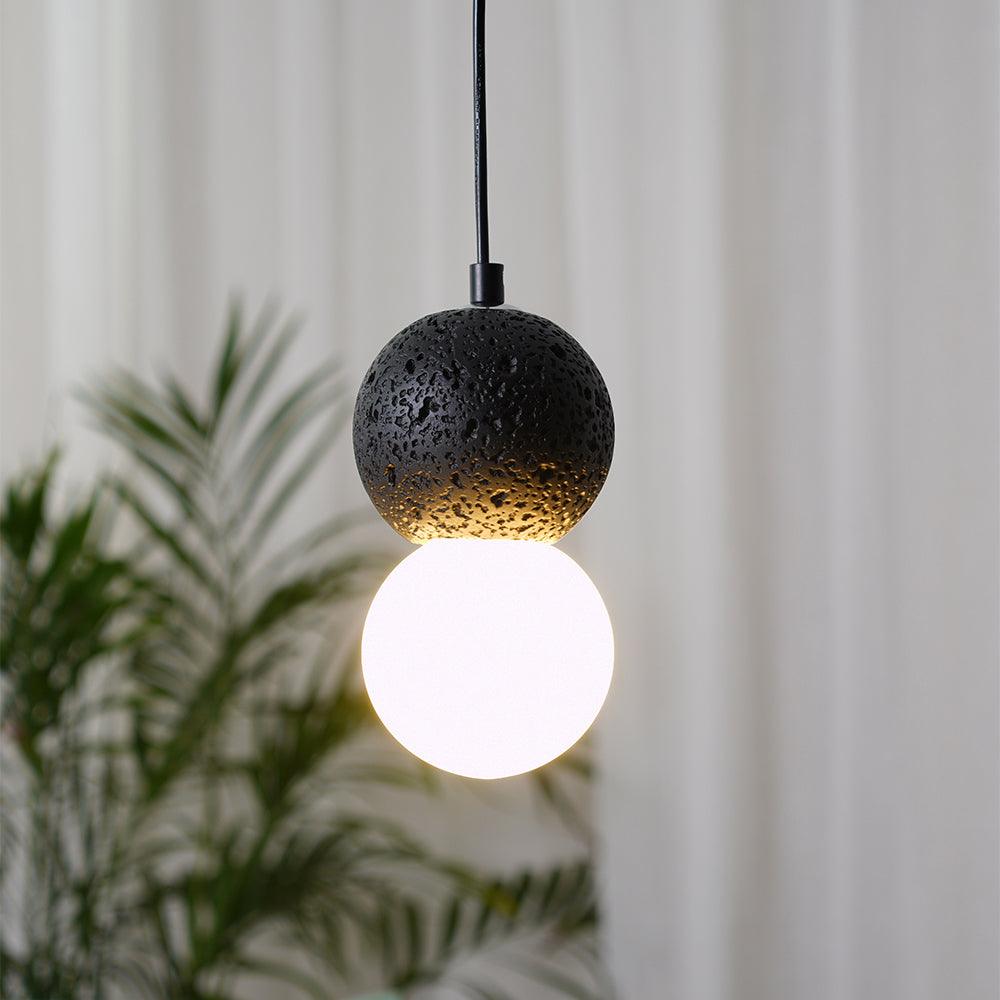 Gemma Modern Cement Pendant Light-Neutral Decor