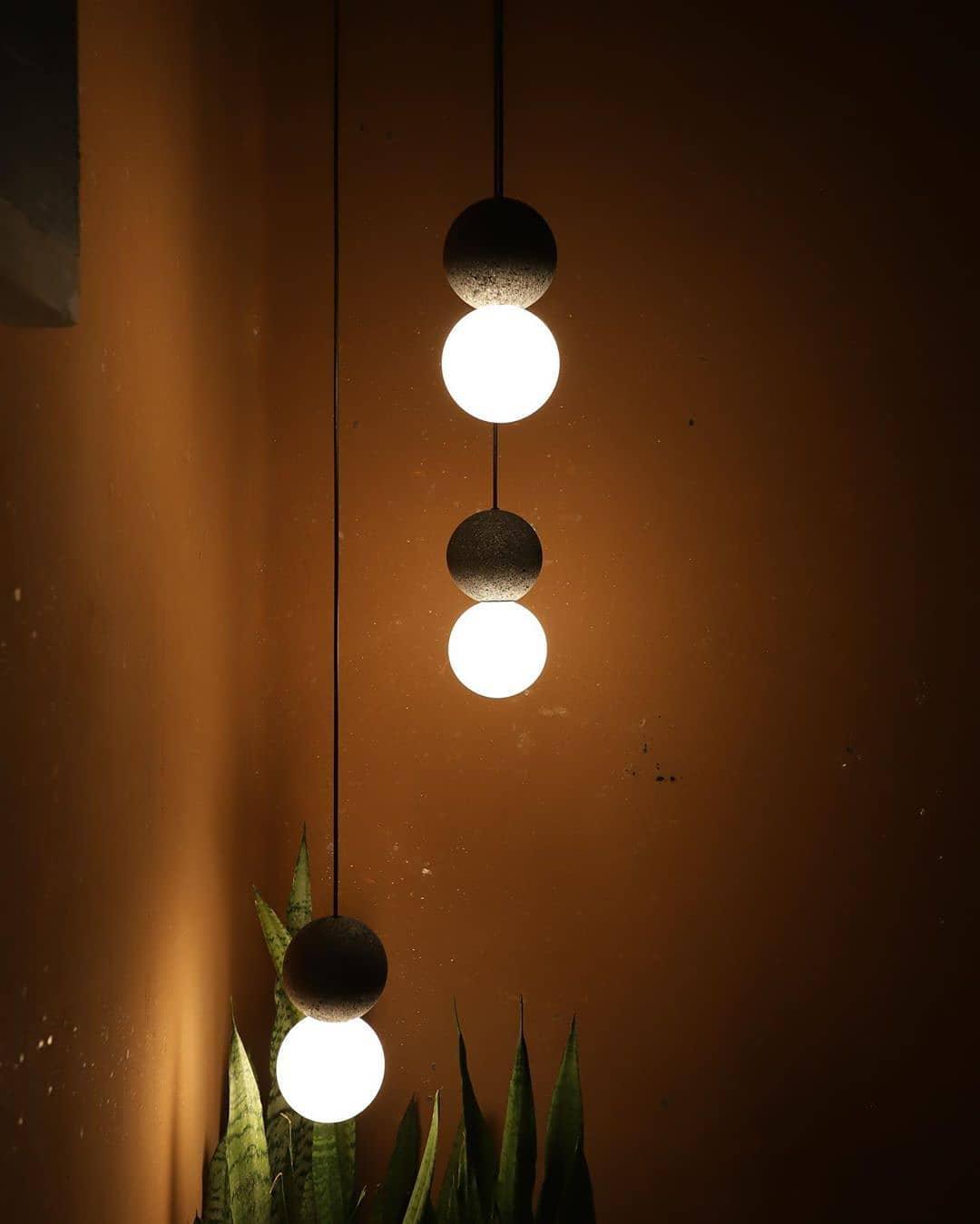 Gemma Modern Cement Pendant Light-Neutral Decor