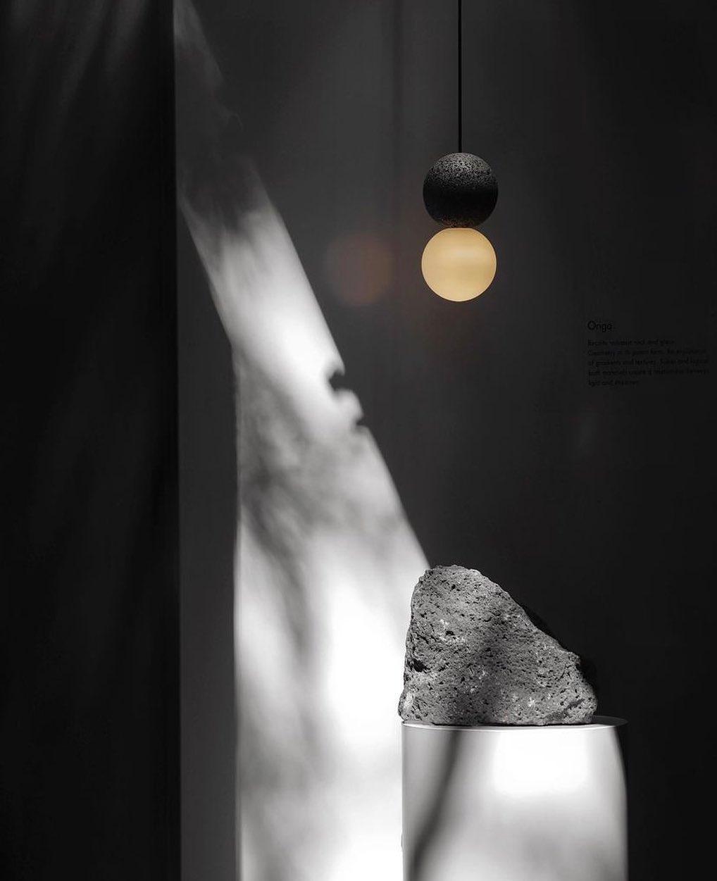Gemma Modern Cement Pendant Light-Neutral Decor