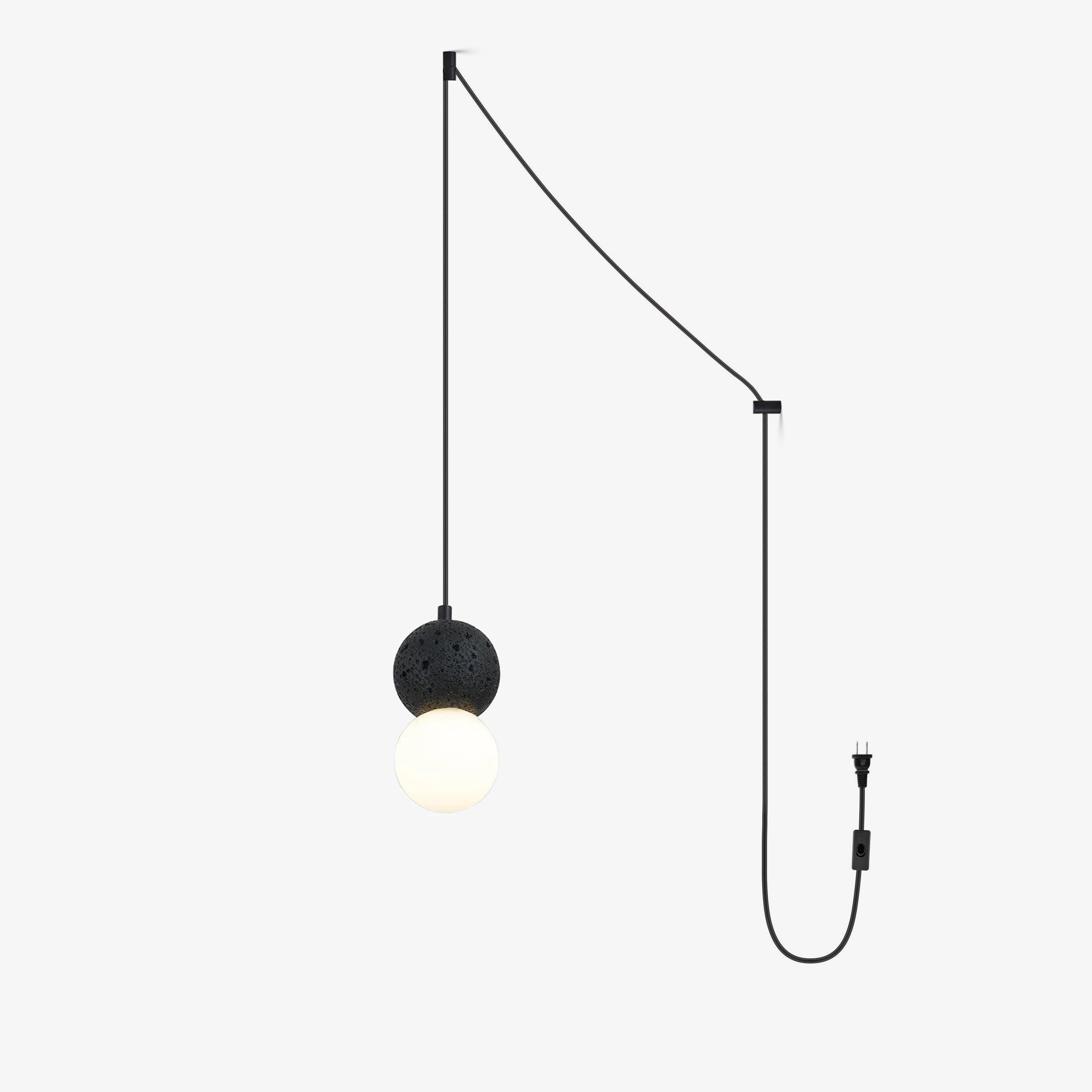 Gemma Modern Cement Pendant Light-Neutral Decor