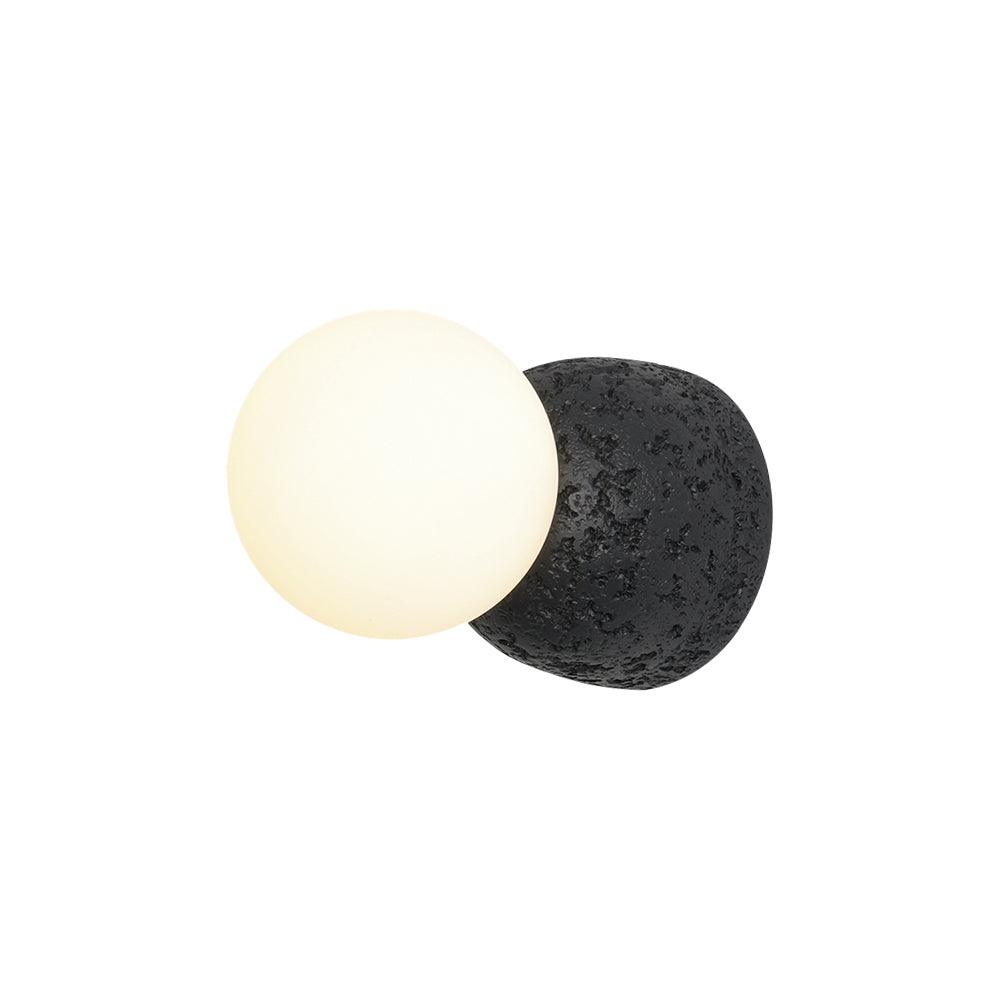 Lustra Wall Lamp Concrete Opal Glass-Neutral Decor