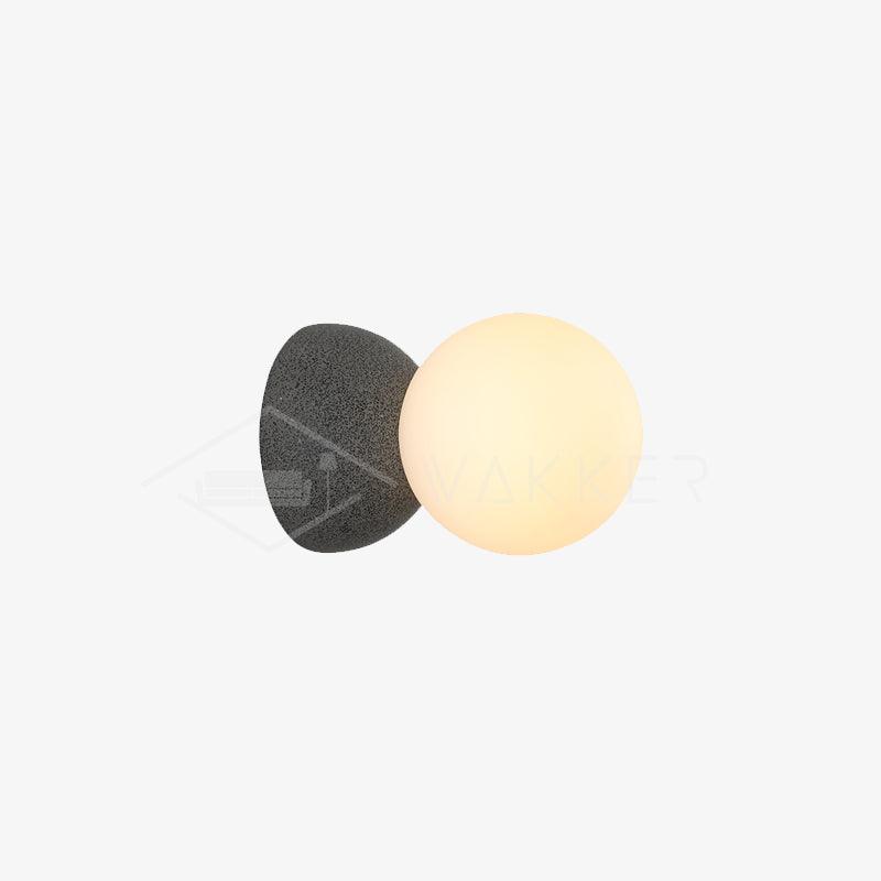 Lustra Wall Lamp Concrete Opal Glass-Neutral Decor