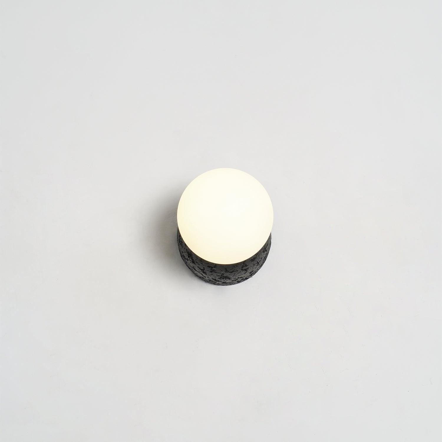 Lustra Wall Lamp Concrete Opal Glass-Neutral Decor