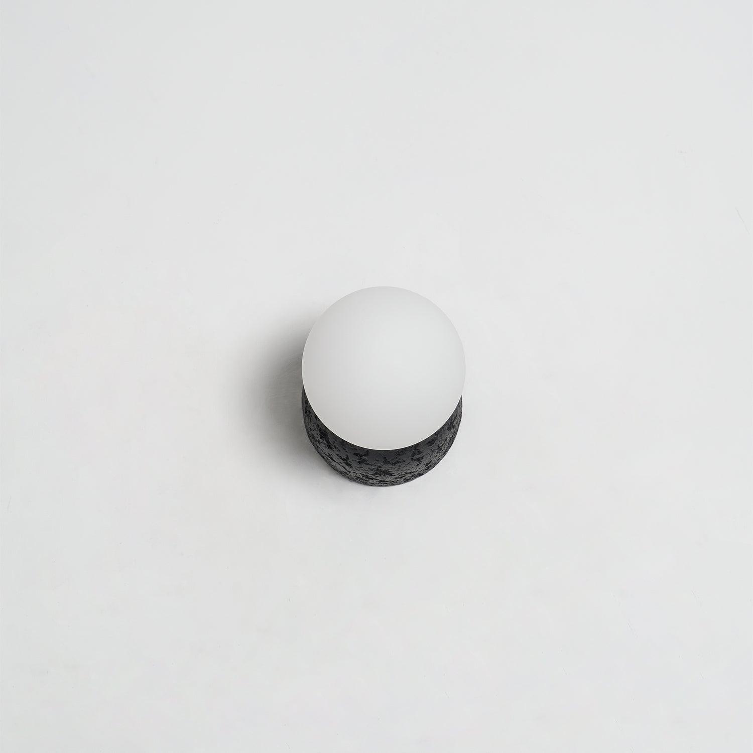 Lustra Wall Lamp Concrete Opal Glass-Neutral Decor