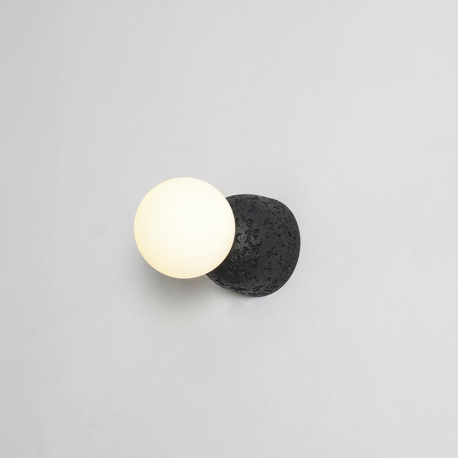 Lustra Wall Lamp Concrete Opal Glass-Neutral Decor