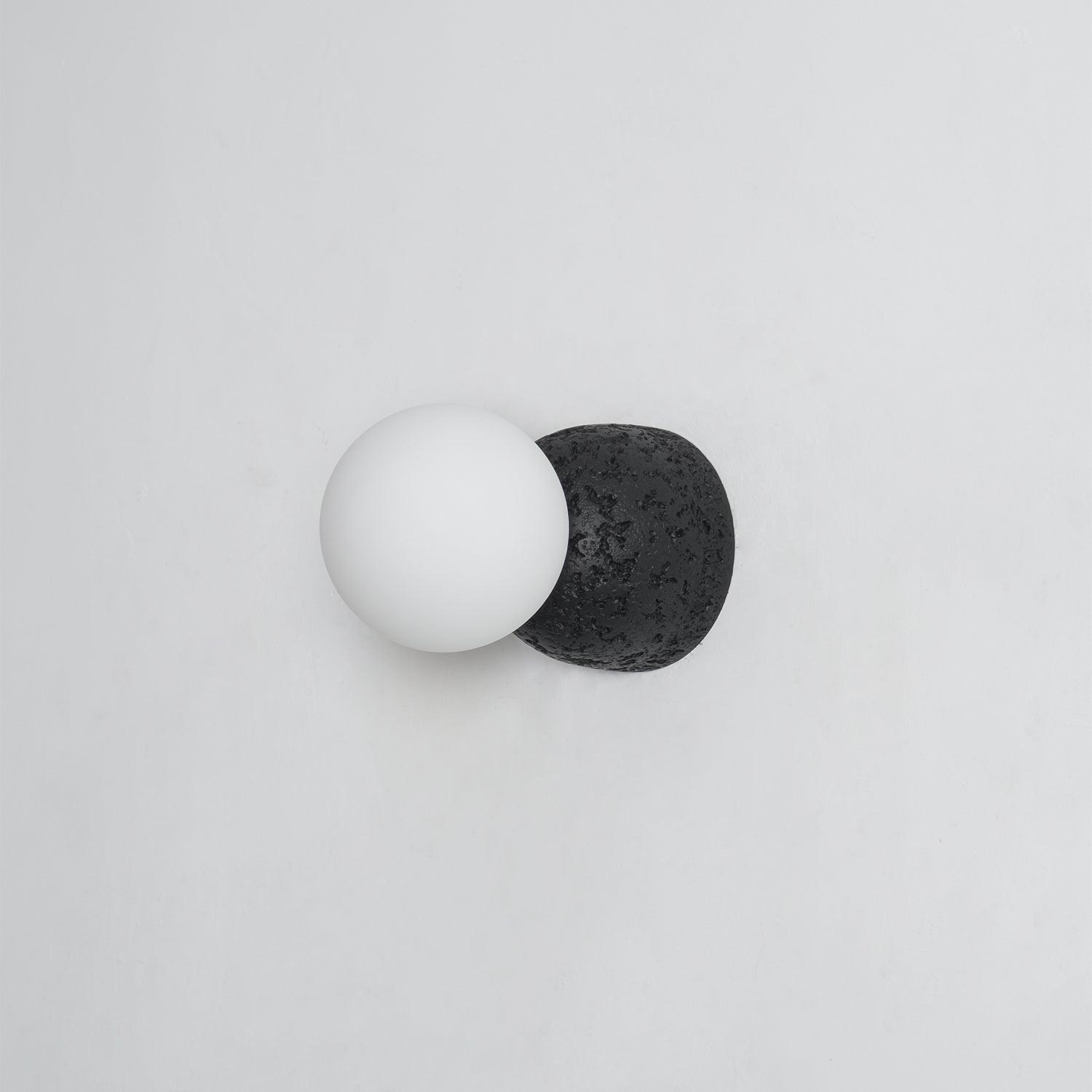 Lustra Wall Lamp Concrete Opal Glass-Neutral Decor