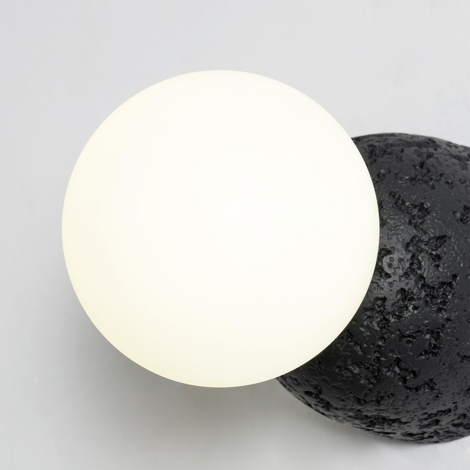 Lustra Wall Lamp Concrete Opal Glass-Neutral Decor