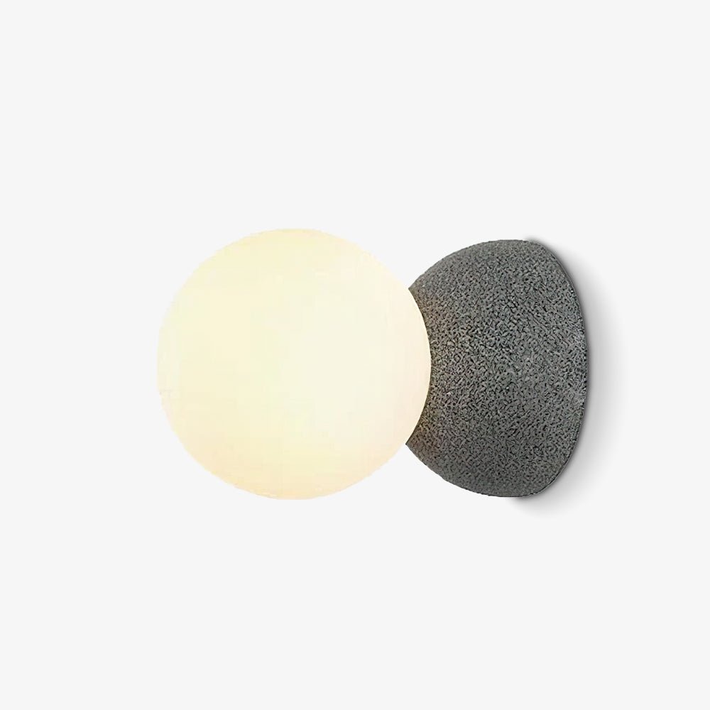 Lustra Wall Lamp Concrete Opal Glass-Neutral Decor