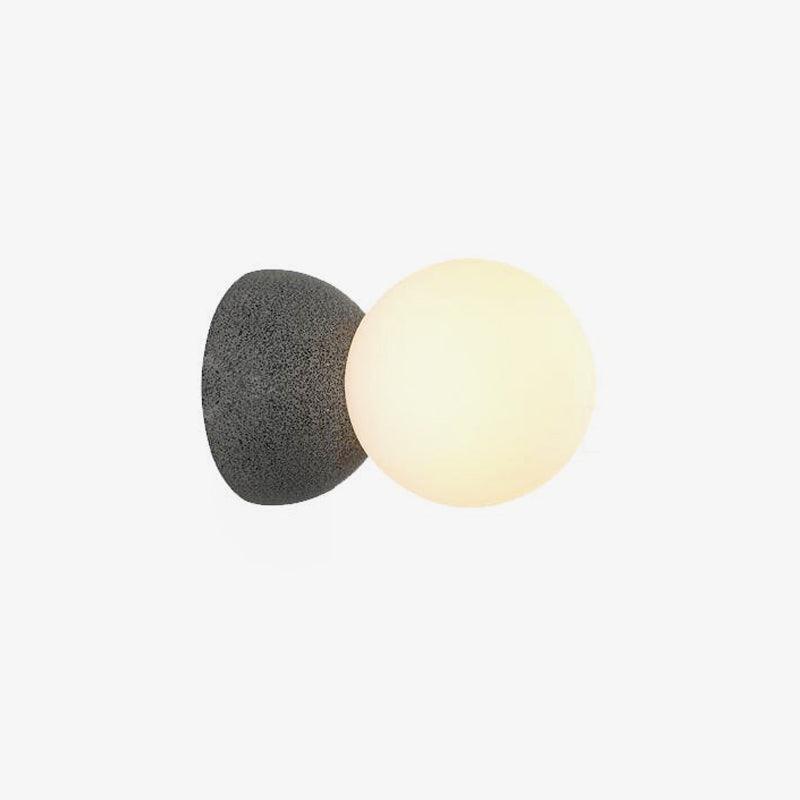 Lustra Wall Lamp Concrete Opal Glass-Neutral Decor