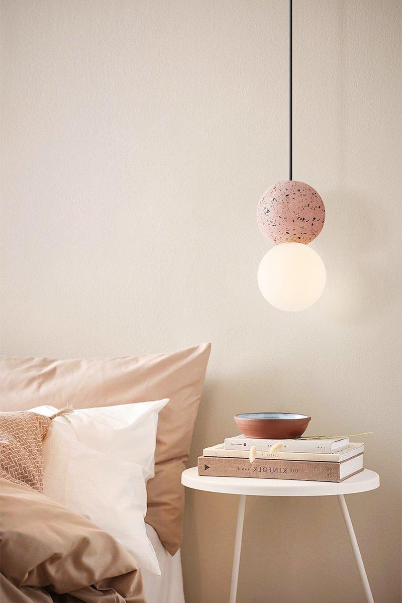 Gemma Modern Cement Pendant Light-Neutral Decor