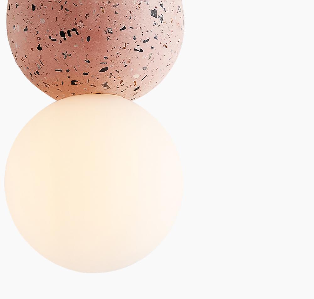 Gemma Modern Cement Pendant Light-Neutral Decor