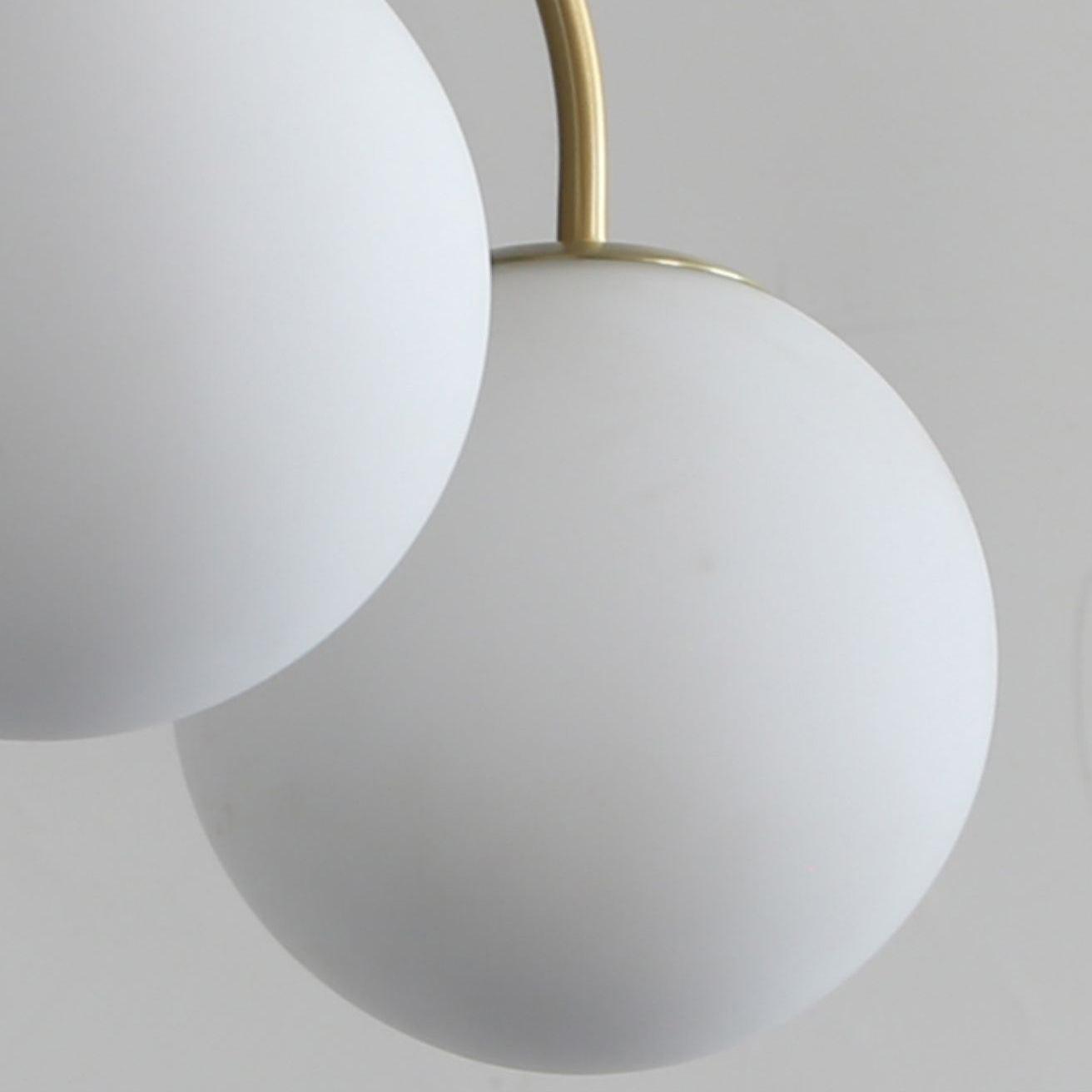 Lustra Chandelier Orillia Brass Globe Modern-Neutral Decor