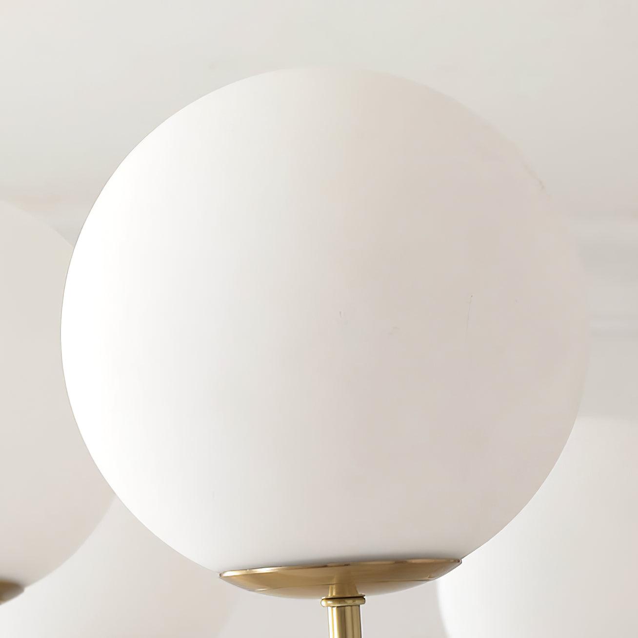 Lustra Chandelier Orillia Brass Globe Modern-Neutral Decor