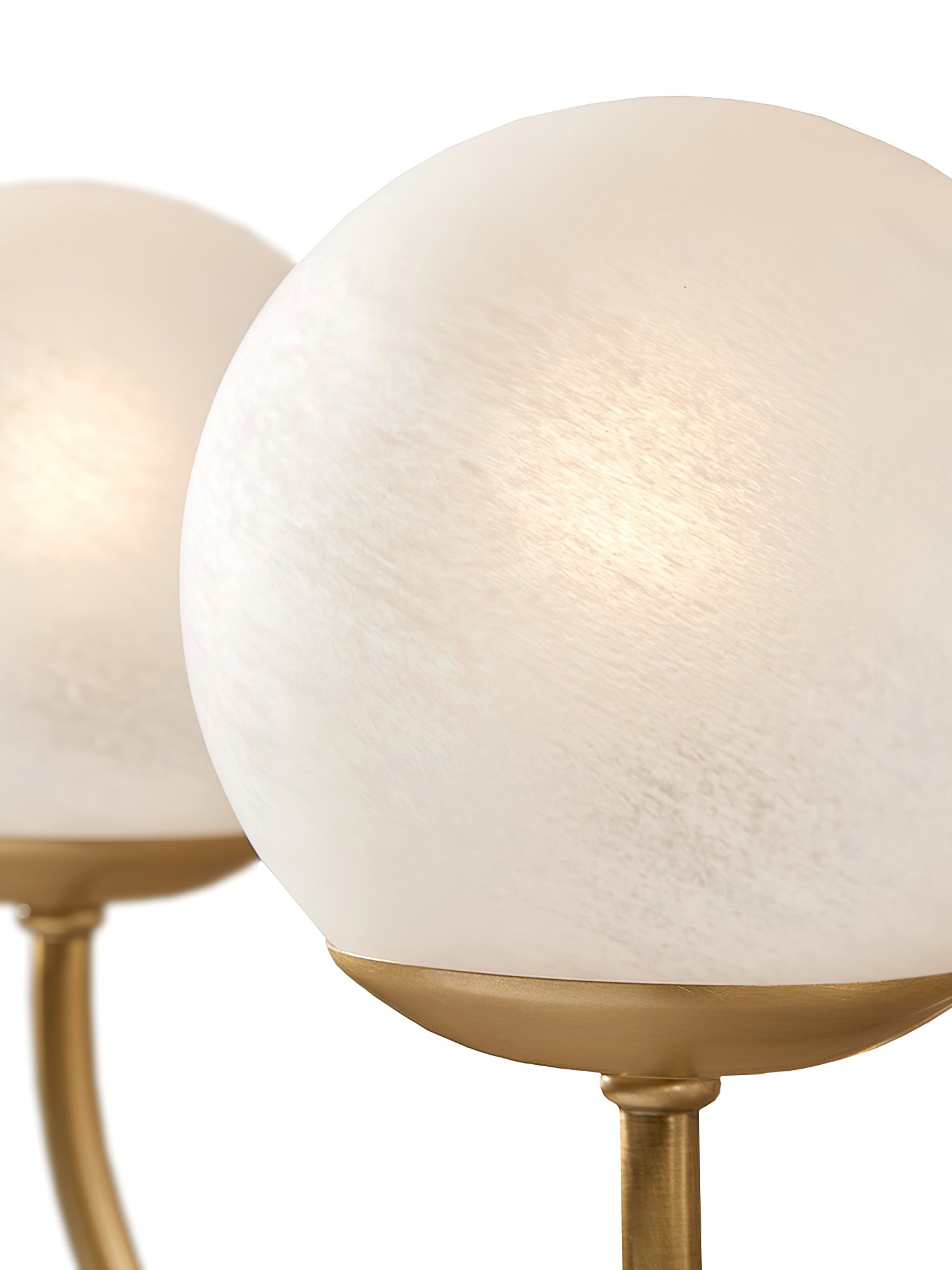 Lustra Chandelier Brass Globe Orillia Elegant-Neutral Decor