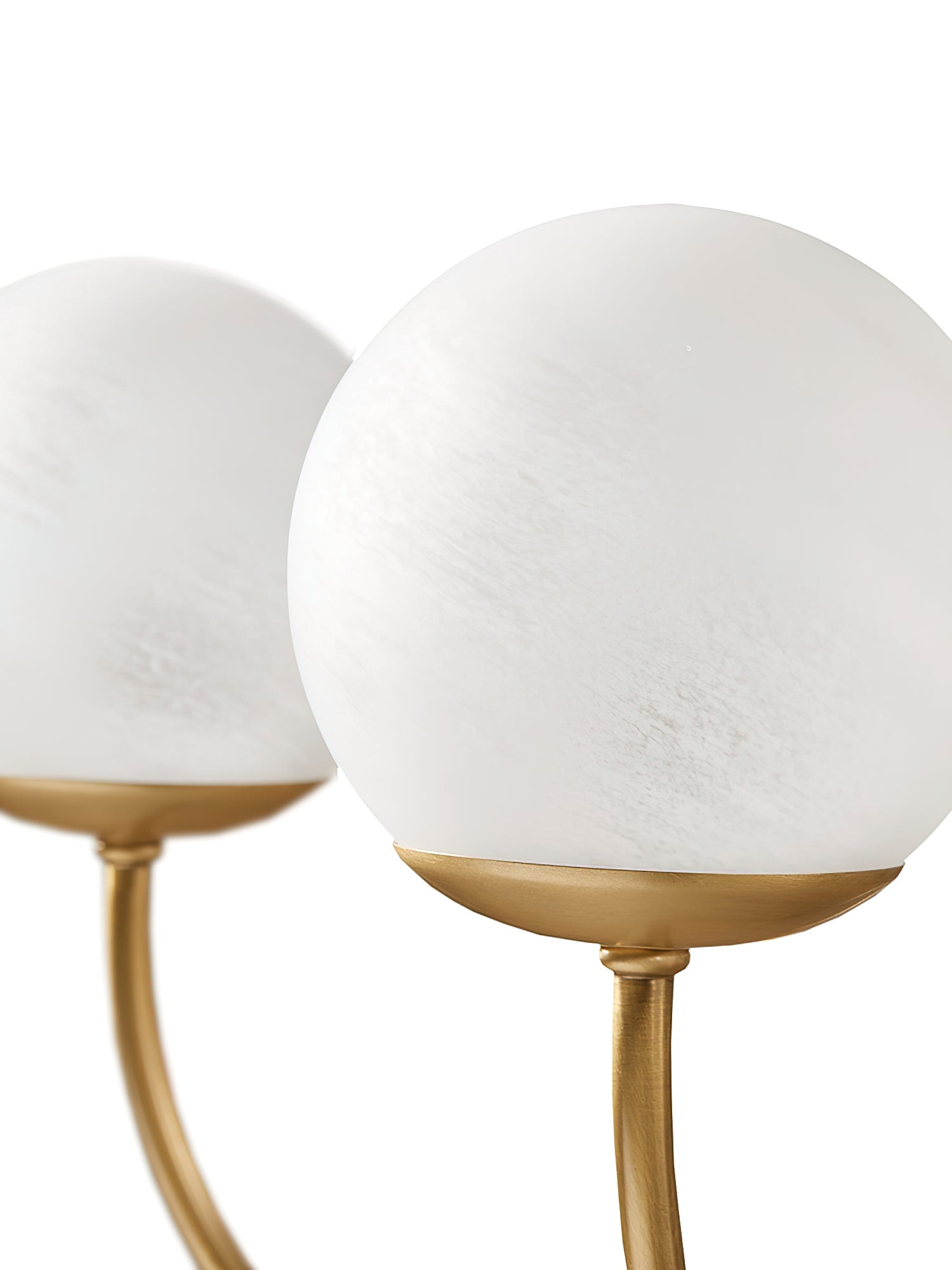 Lustra Chandelier Brass Globe Orillia Elegant-Neutral Decor