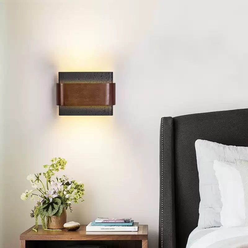 Blix Travertine Wall Light-Neutral Decor