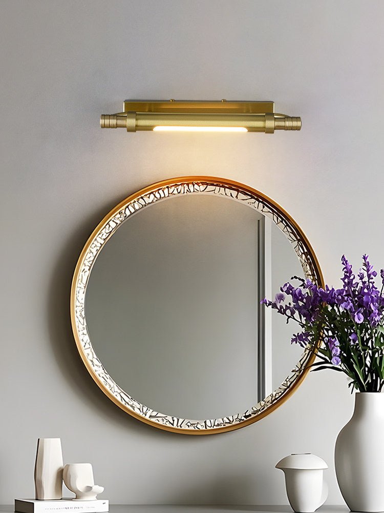 Orion Brass Wall Light-Neutral Decor