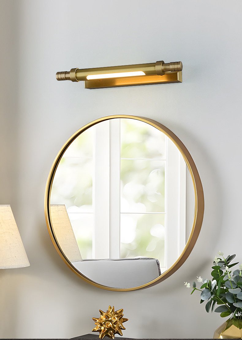 Orion Brass Wall Light-Neutral Decor