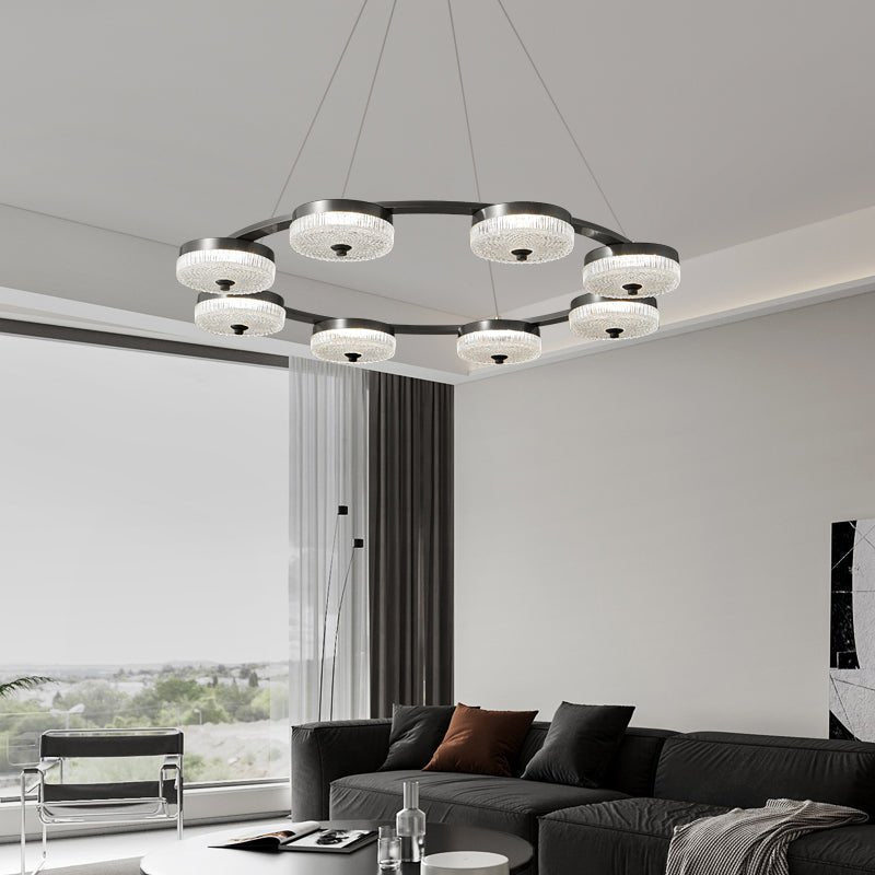 Aurora Chandelier Orion Ring-Neutral Decor