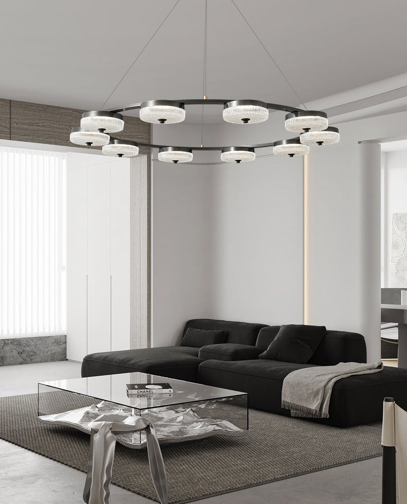 Aurora Chandelier Orion Ring-Neutral Decor