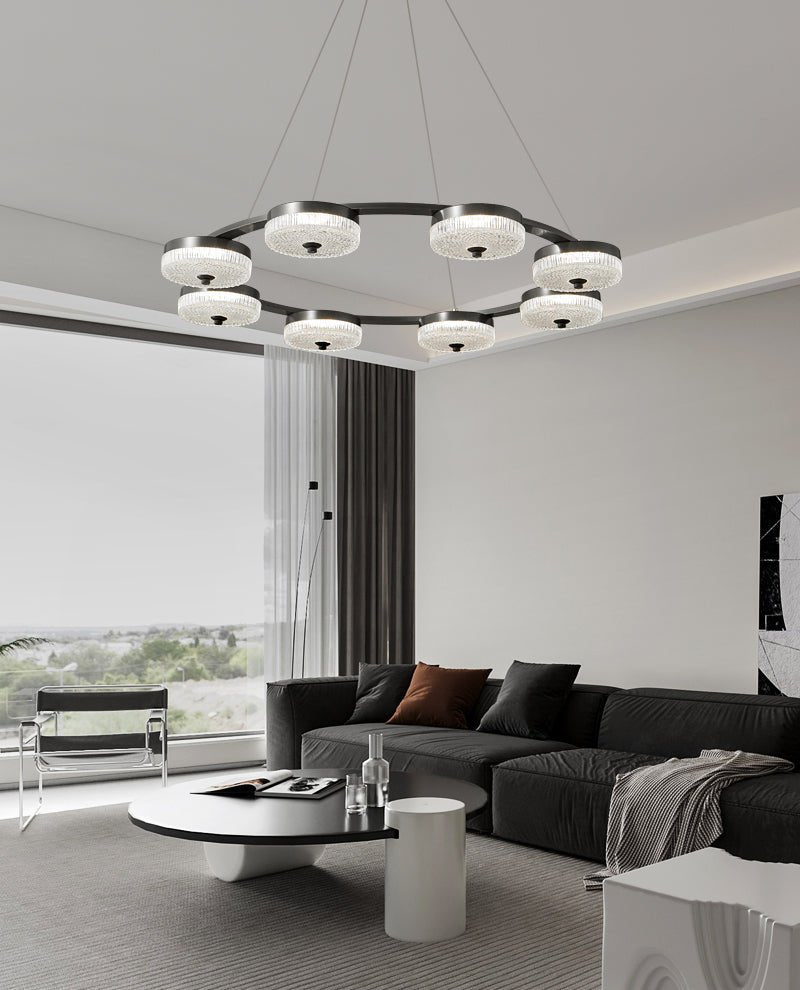Aurora Chandelier Orion Ring-Neutral Decor