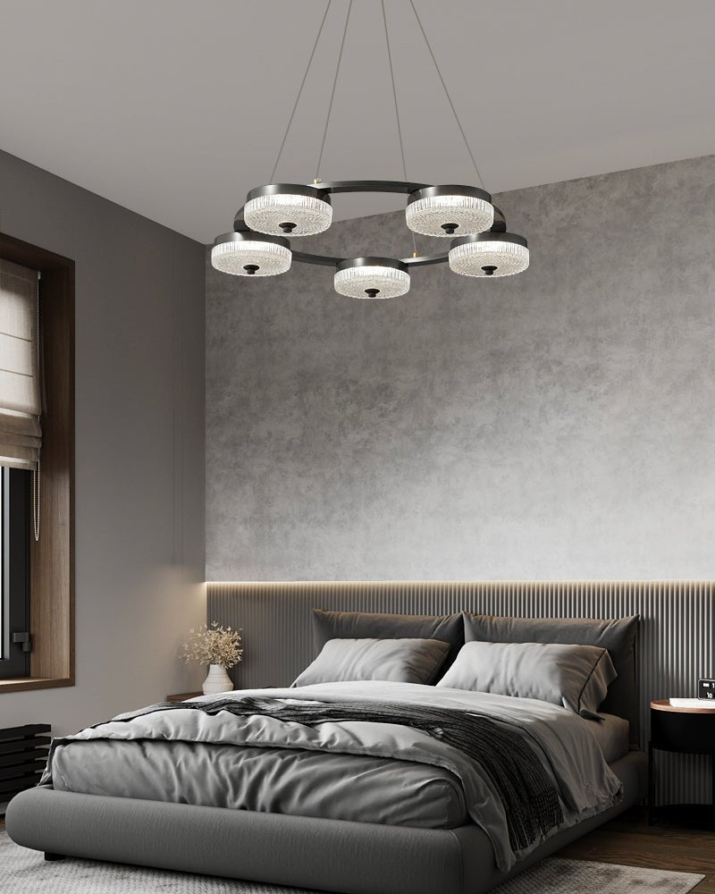 Aurora Chandelier Orion Ring-Neutral Decor