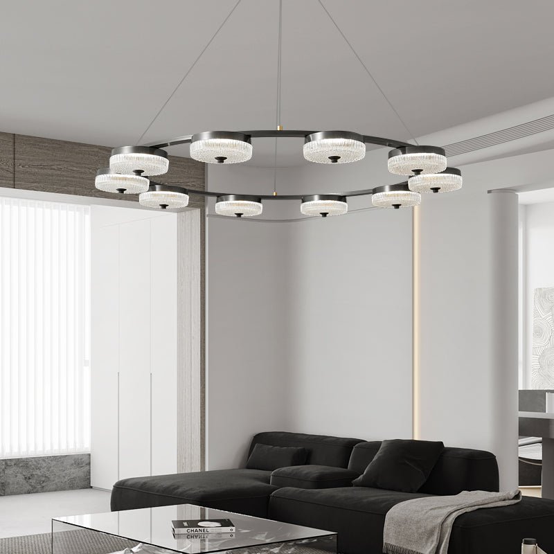 Aurora Chandelier Orion Ring-Neutral Decor