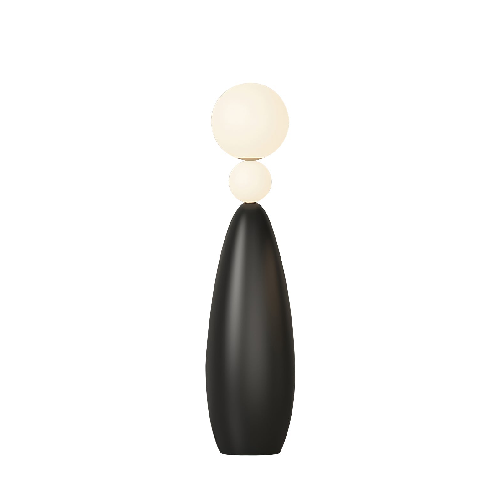 Ervynel Spherical Black Floor Lamp-Neutral Decor