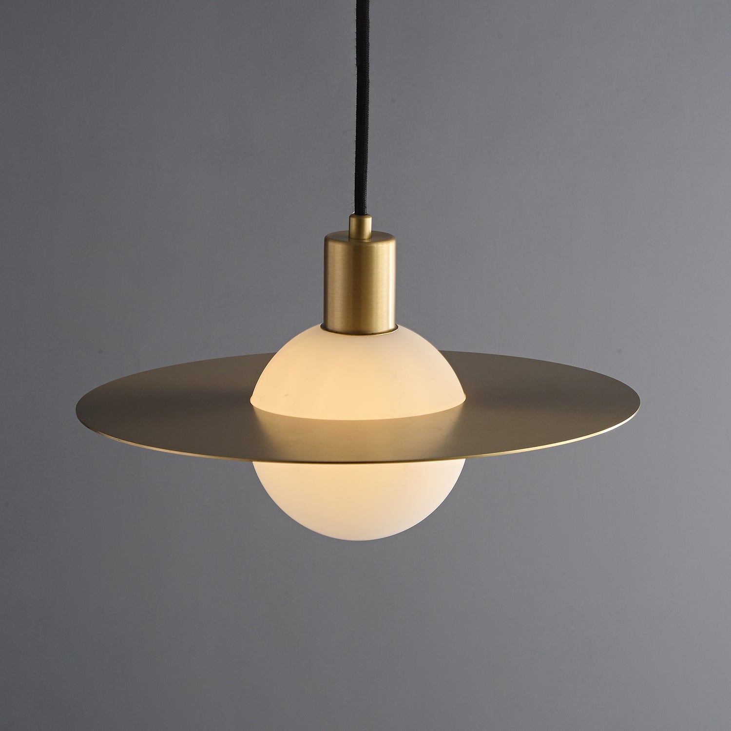 Orionis Premium Nordic Art Brass Glass Pendant Lamp-Neutral Decor