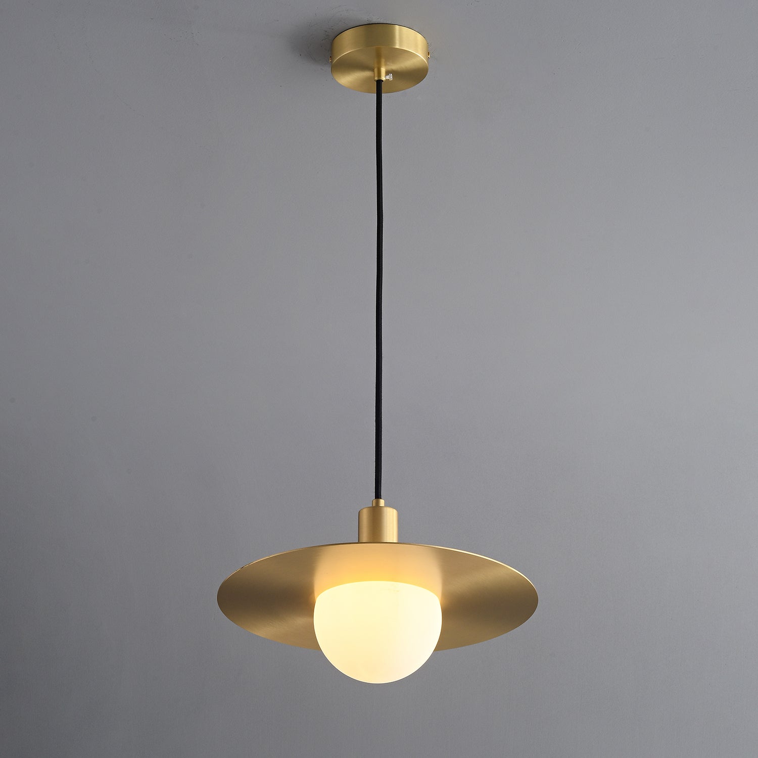 Orionis Premium Nordic Art Brass Glass Pendant Lamp-Neutral Decor