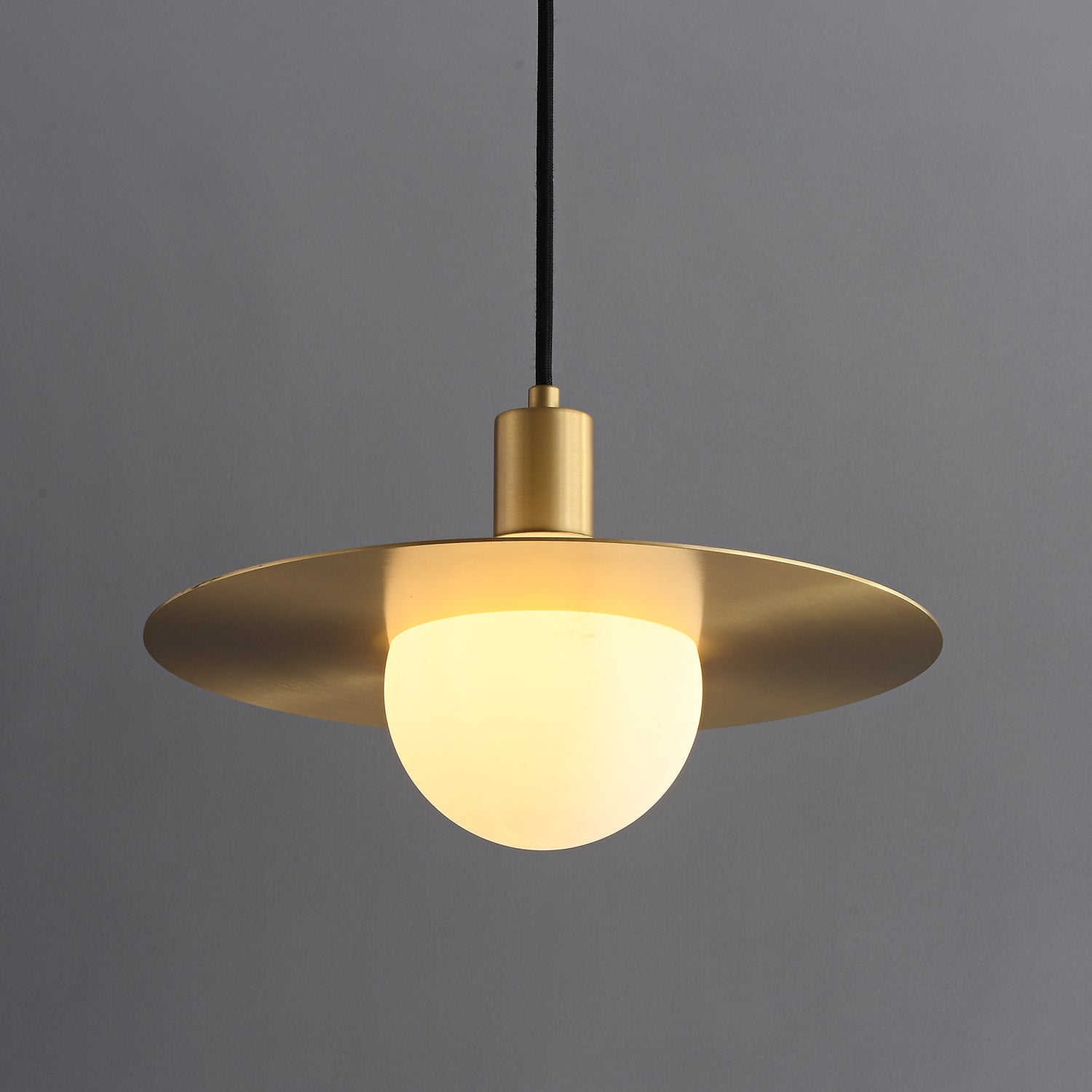 Orionis Premium Nordic Art Brass Glass Pendant Lamp-Neutral Decor