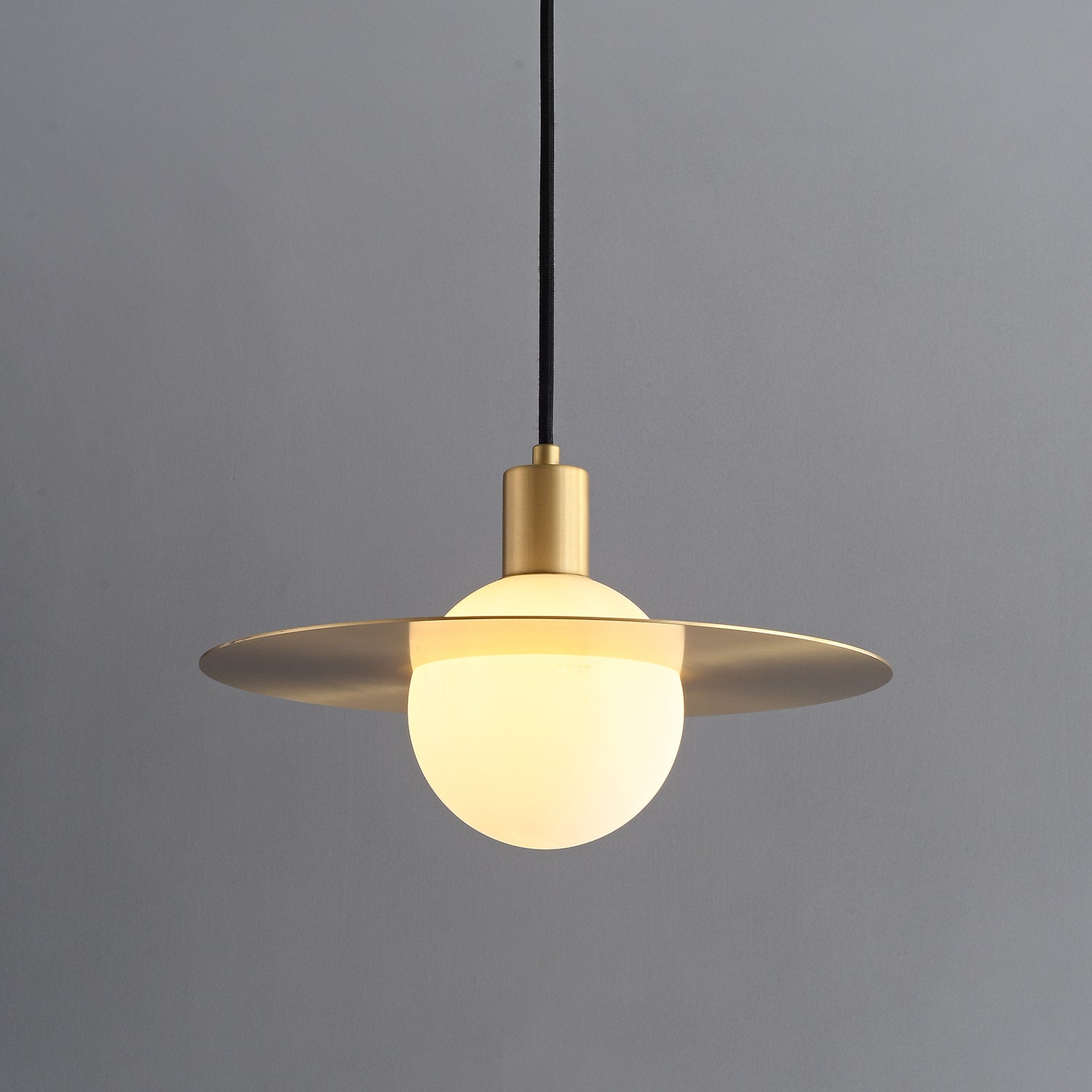 Orionis Premium Nordic Art Brass Glass Pendant Lamp-Neutral Decor